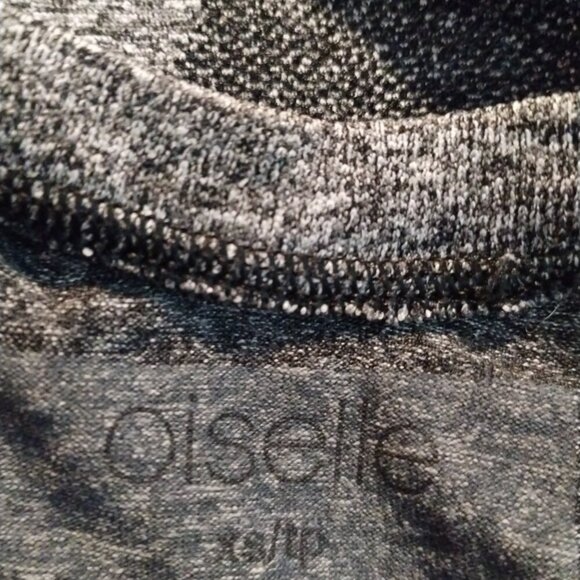 Oiselle Womens Flyte Long Sleeve Tech Running T-Shirt Size XS Gray Black Workout - Picture 4 of 5